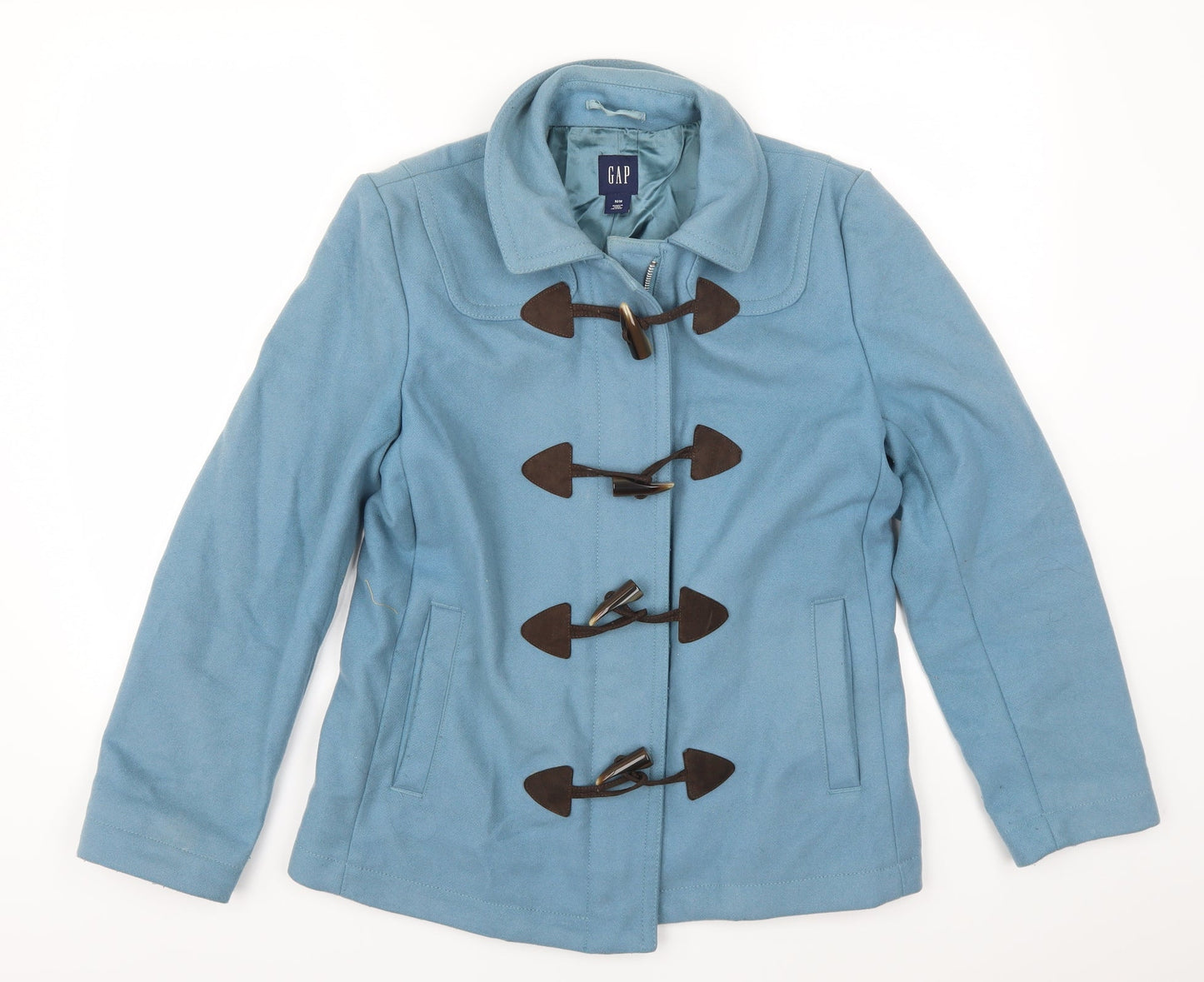 Gap Womens Blue   Pea Coat Coat Size M