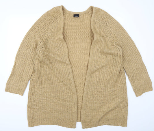 Cubus Womens Beige   Cardigan Jumper Size L