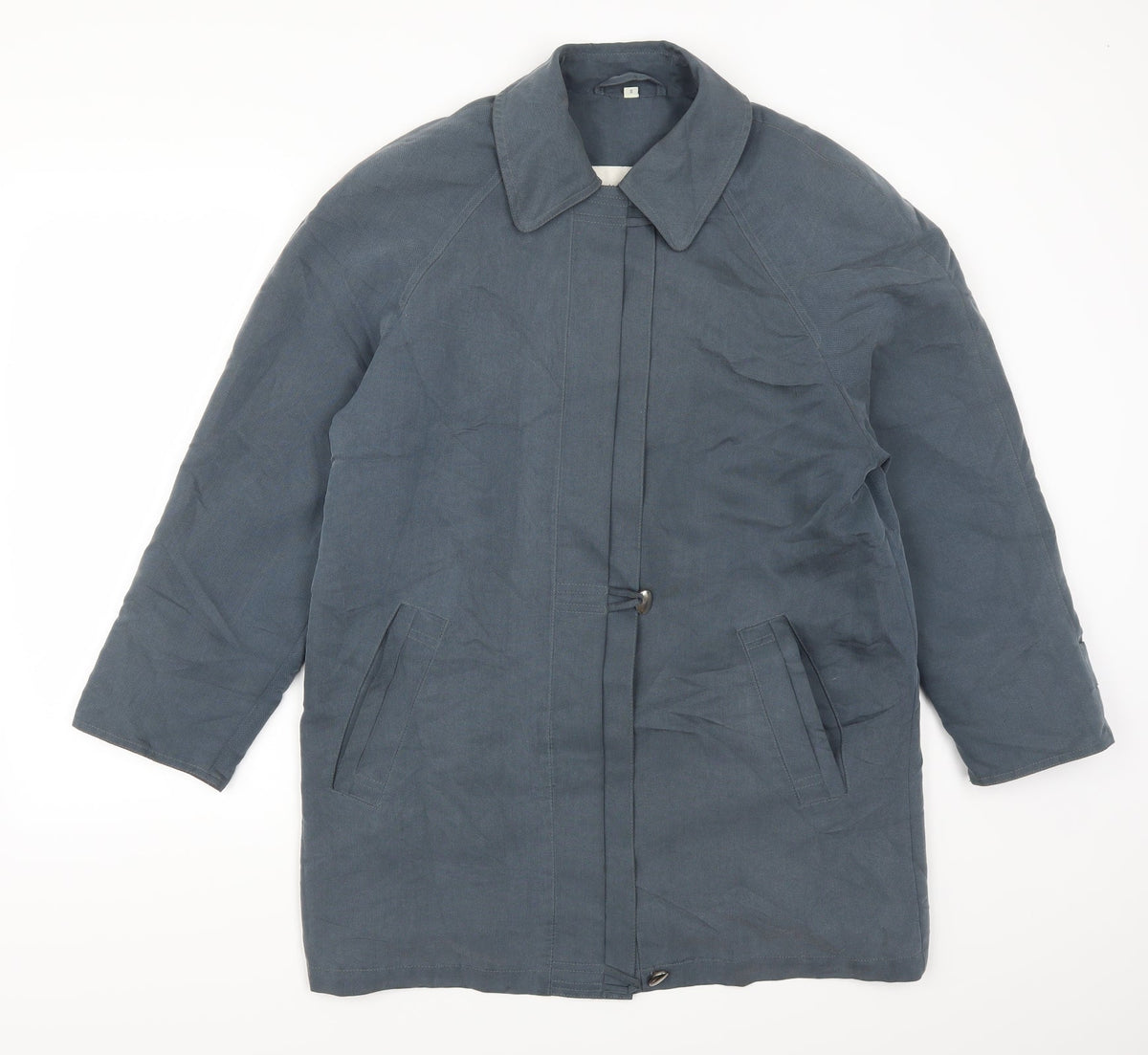 Marshall Womens Blue   Overcoat Coat Size S