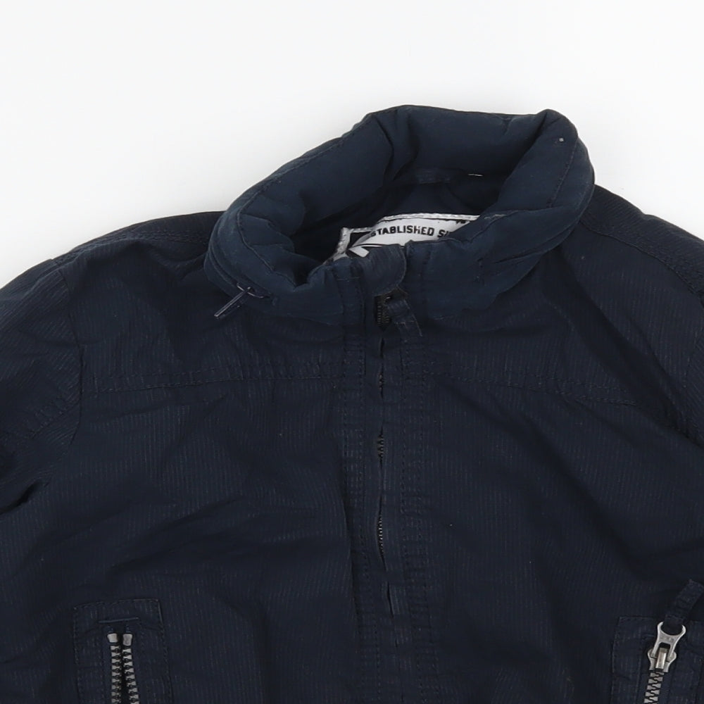 Marks & Spencer Boys Blue   Basic Coat Coat Size 5-6 Years