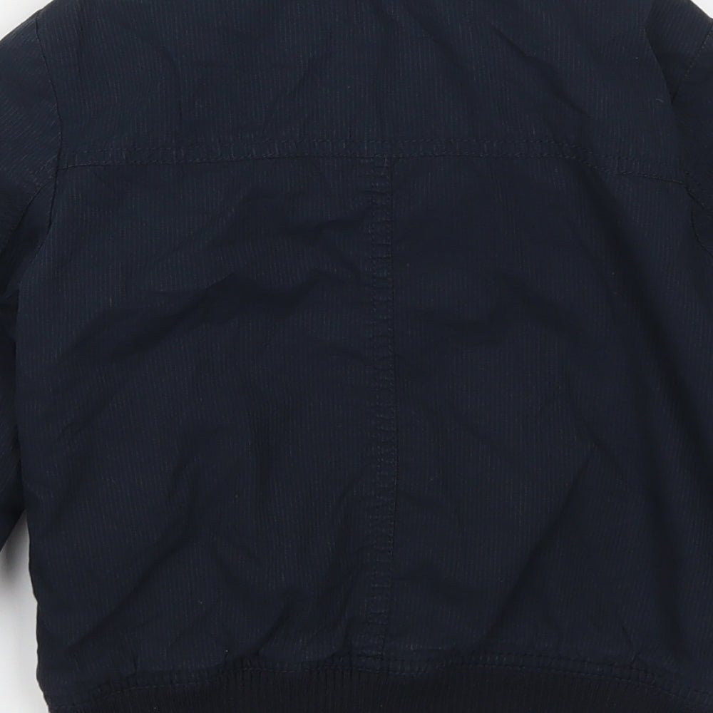 Marks & Spencer Boys Blue   Basic Coat Coat Size 5-6 Years