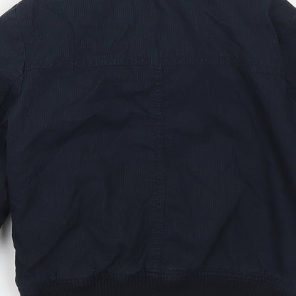Marks & Spencer Boys Blue   Basic Coat Coat Size 5-6 Years