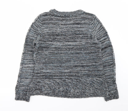 Therapy  Womens Grey   Pullover Jumper Size M