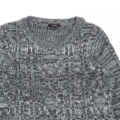 Therapy  Womens Grey   Pullover Jumper Size M