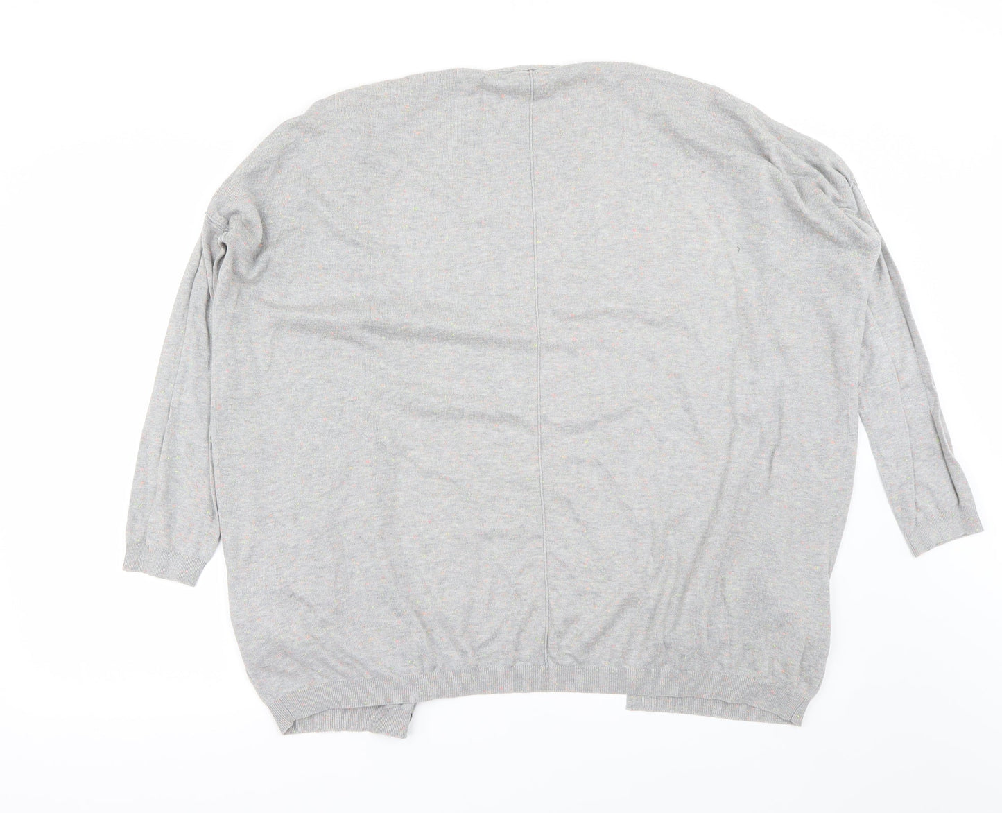 H&M Womens Grey   Cardigan Jumper Size M