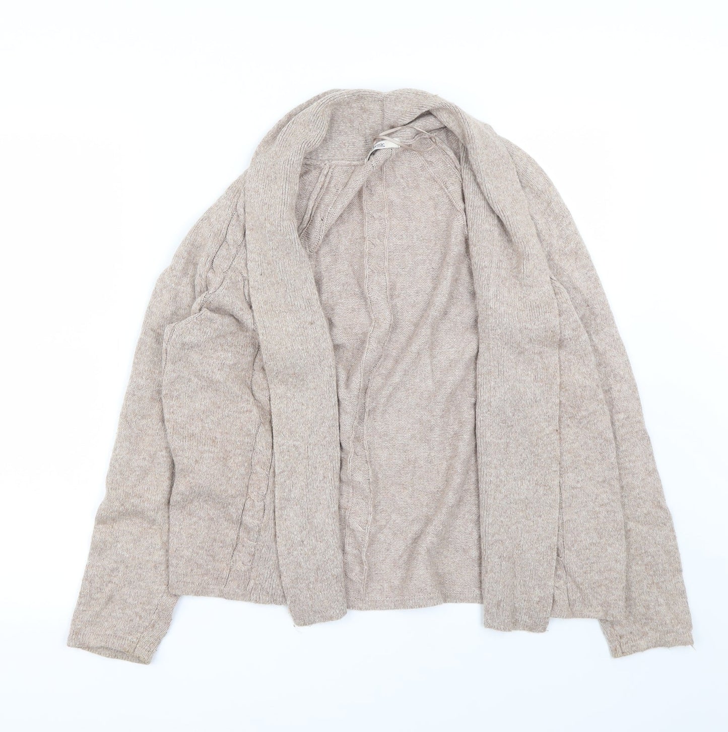 Classic  Womens Beige   Cardigan Jumper Size 14