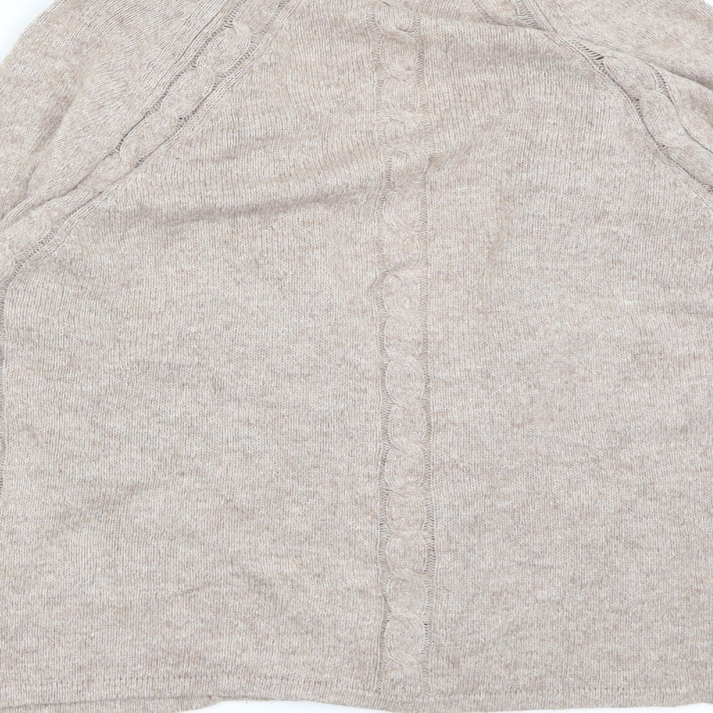 Classic  Womens Beige   Cardigan Jumper Size 14