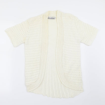 Pure & Natural  Womens Ivory   Cardigan Jumper Size S