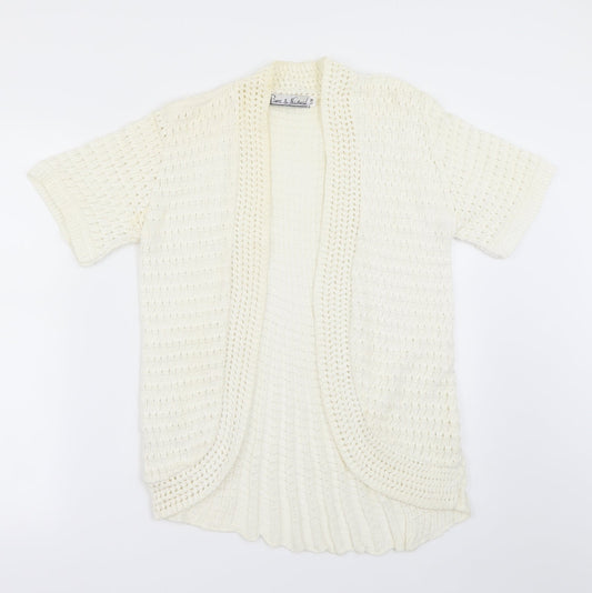 Pure & Natural  Womens Ivory   Cardigan Jumper Size S