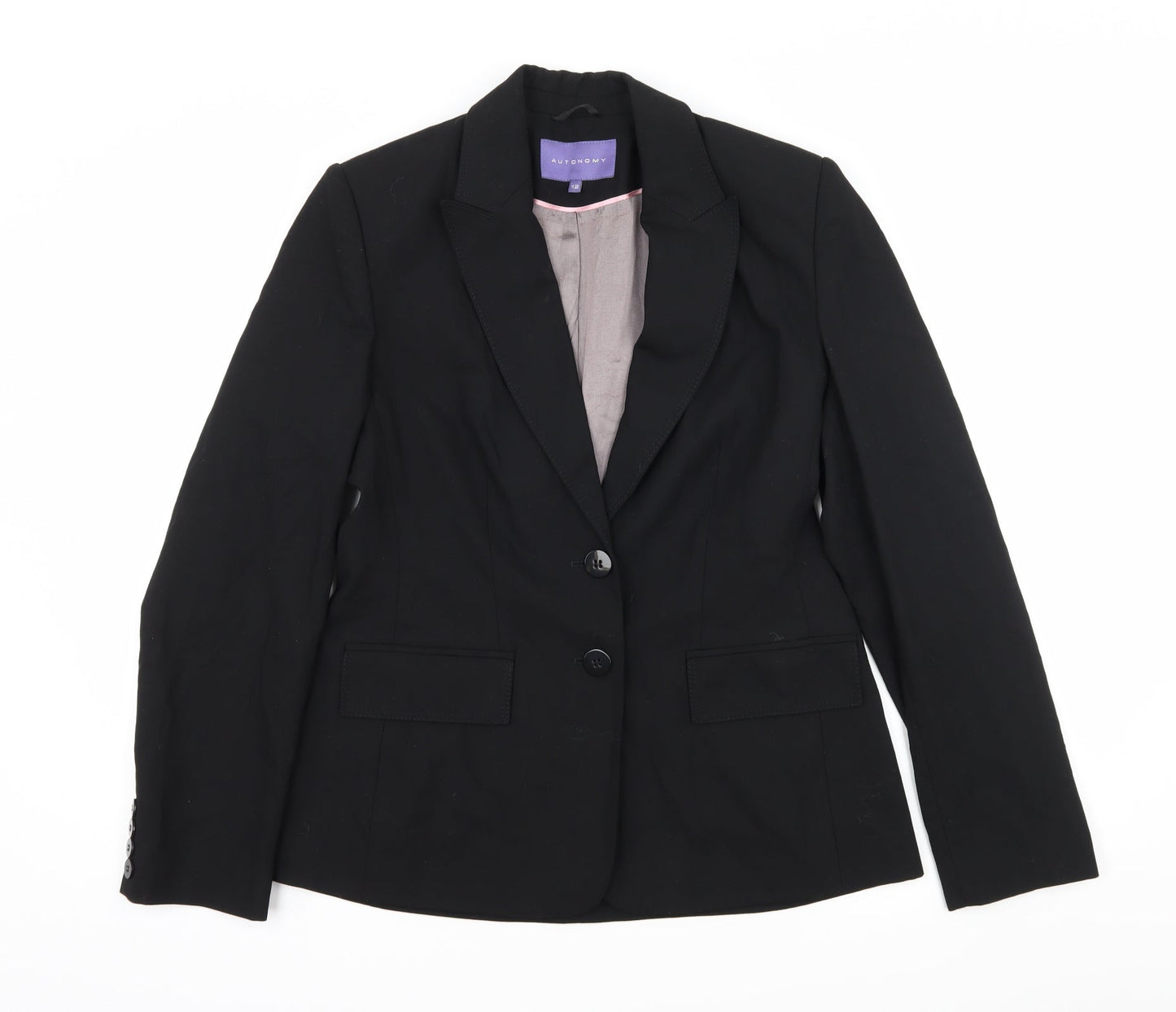 Autonomy Womens Black   Jacket Blazer Size 12