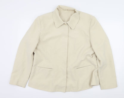 Womens UK Size 18 Preworn Ivory Jacket