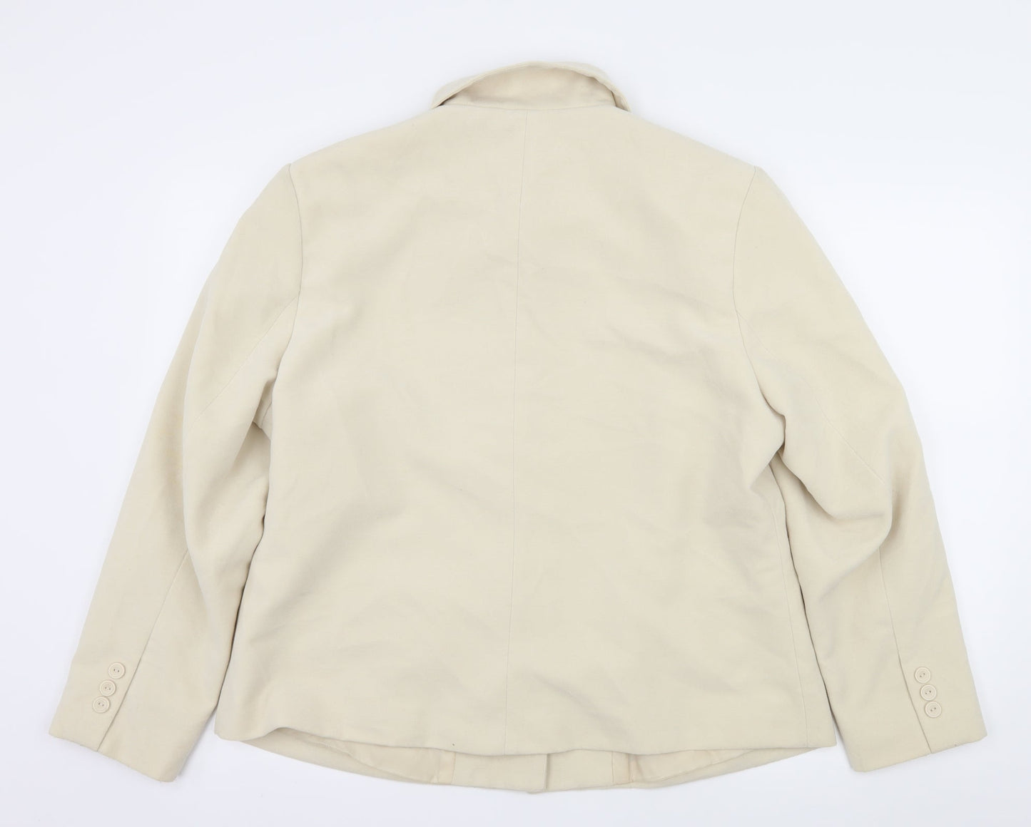 Womens UK Size 18 Preworn Ivory Jacket