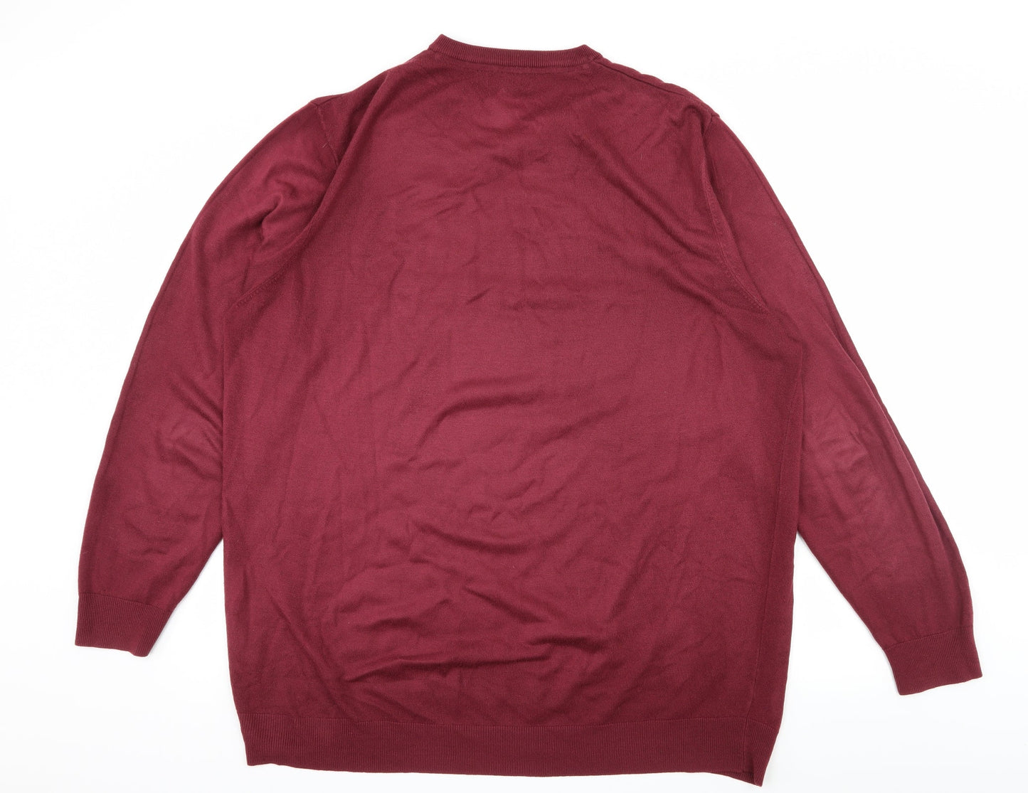 Debenhams Mens Purple  Knit Pullover Jumper Size 2XL