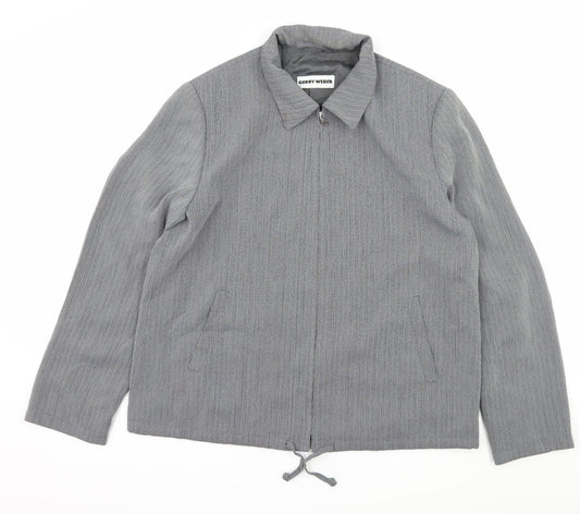 Gerry Weber Womens Grey Striped  Jacket  Size 14