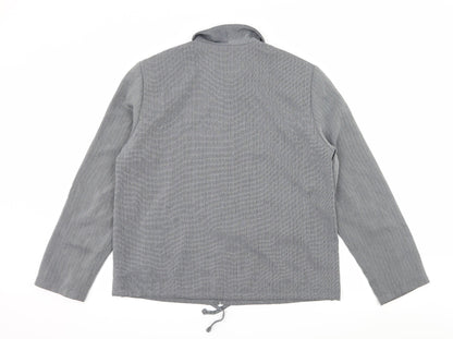 Gerry Weber Womens Grey Striped  Jacket  Size 14