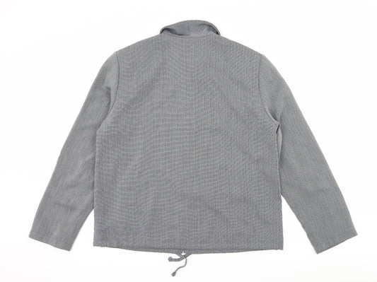 Gerry Weber Womens Grey Striped  Jacket  Size 14