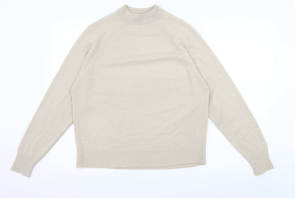 Berkertex Womens Ivory  Knit Pullover Jumper Size 10