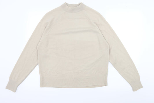 Berkertex Womens Ivory  Knit Pullover Jumper Size 10