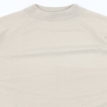 Berkertex Womens Ivory  Knit Pullover Jumper Size 10