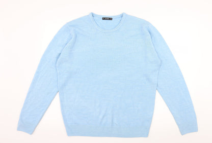 Dunnes Womens Blue  Knit Pullover Jumper Size L