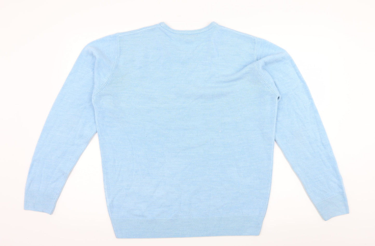 Dunnes Womens Blue  Knit Pullover Jumper Size L