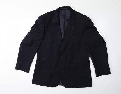 Mens UK Size 40 Preworn Regular Blue Suit Jacket
