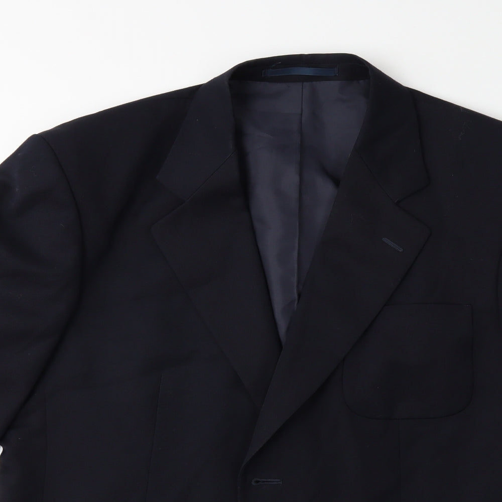 Mens UK Size 40 Preworn Regular Blue Suit Jacket