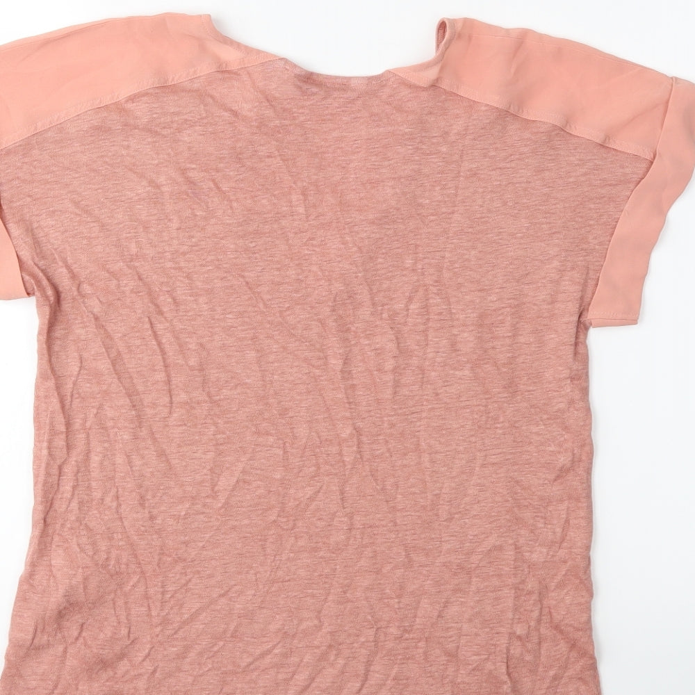 Womens UK Size 10 NEXT Pink Basic T-Shirt