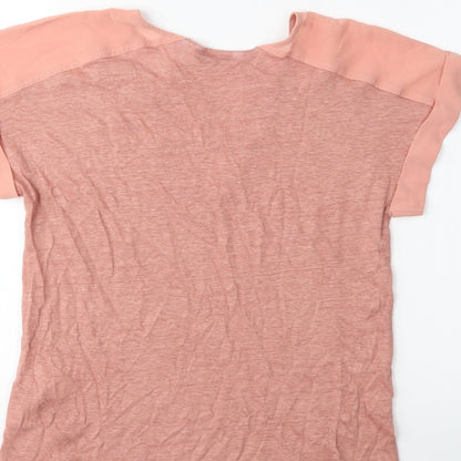 Womens UK Size 10 NEXT Pink Basic T-Shirt