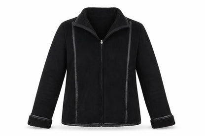Style Collection Womens Black   Jacket Coat Size 12