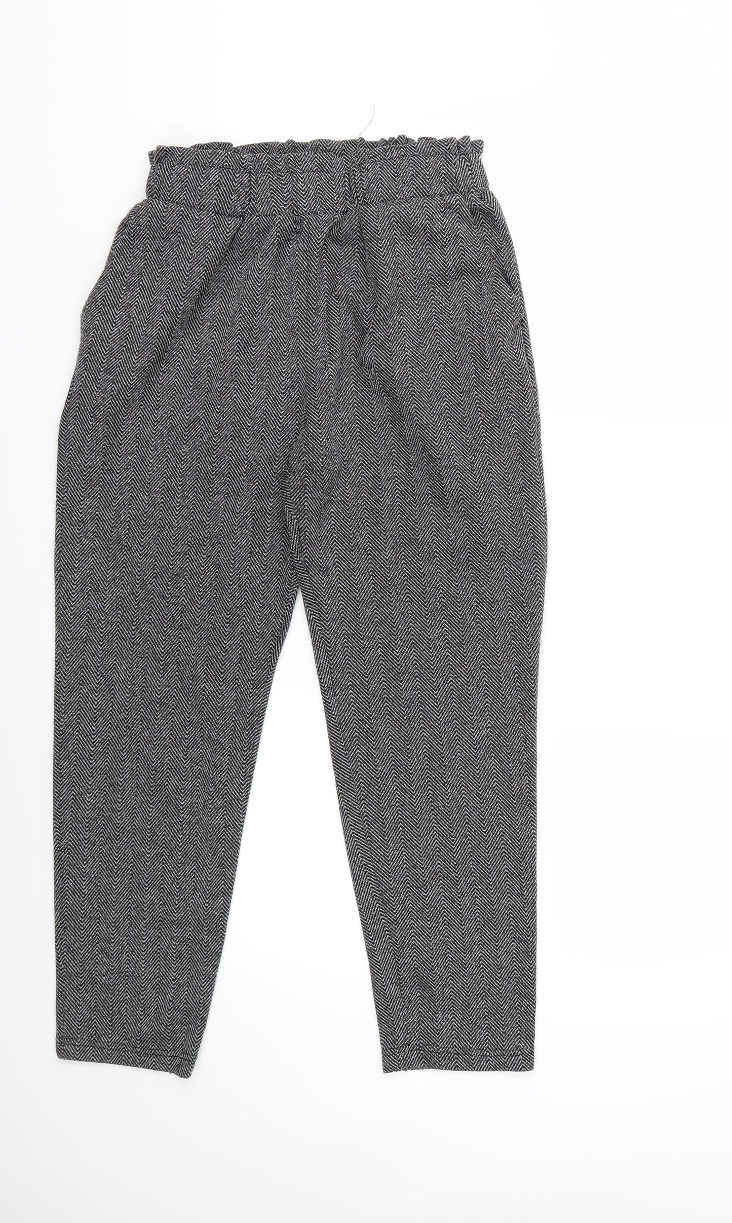 Ambiance Womens Grey   Trousers  Size M L25 in