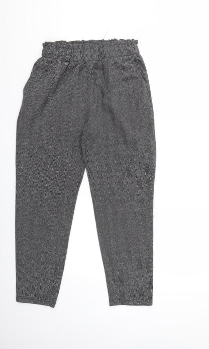 Ambiance Womens Grey   Trousers  Size M L25 in