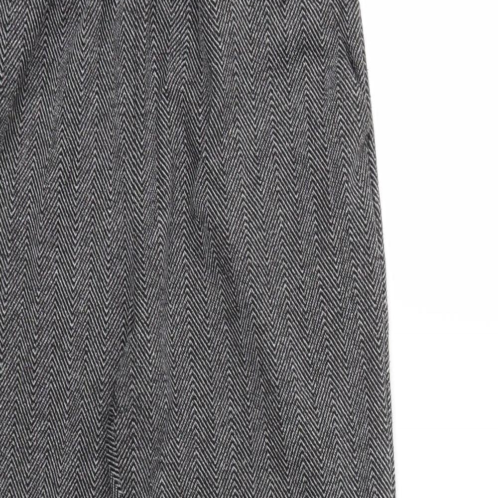 Ambiance Womens Grey   Trousers  Size M L25 in