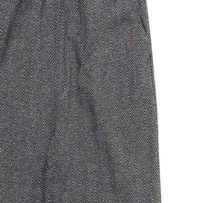 Ambiance Womens Grey   Trousers  Size M L25 in