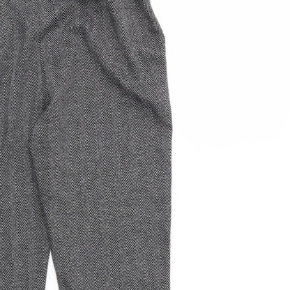 Ambiance Womens Grey   Trousers  Size M L25 in