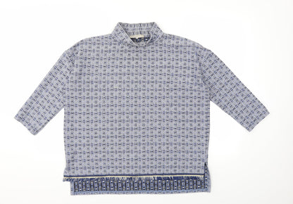 Nutmeg Womens Blue   Basic T-Shirt Size 10