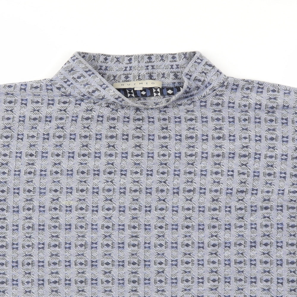 Nutmeg Womens Blue   Basic T-Shirt Size 10