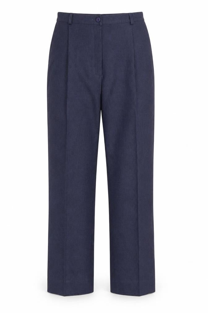 Womens UK Size 10 Debenhams Regular Fit  Blue Trousers