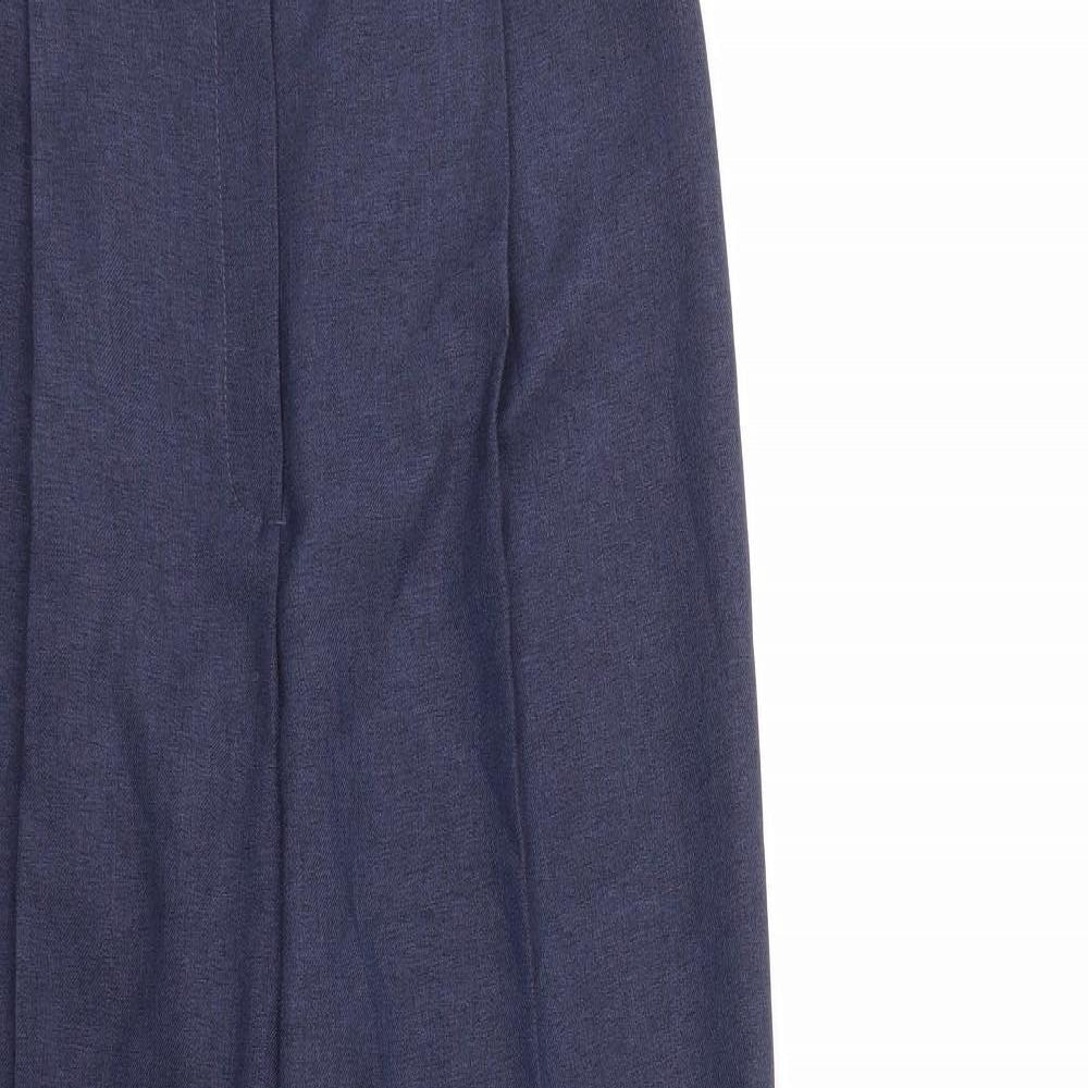 Debenhams Womens Blue   Trousers  Size 10 L28 in