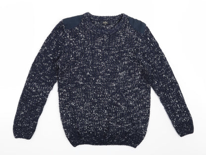 Easy Mens Blue   Pullover Jumper Size S