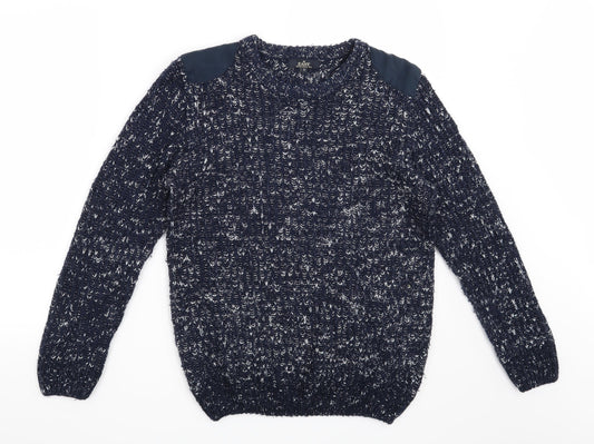 Easy Mens Blue   Pullover Jumper Size S