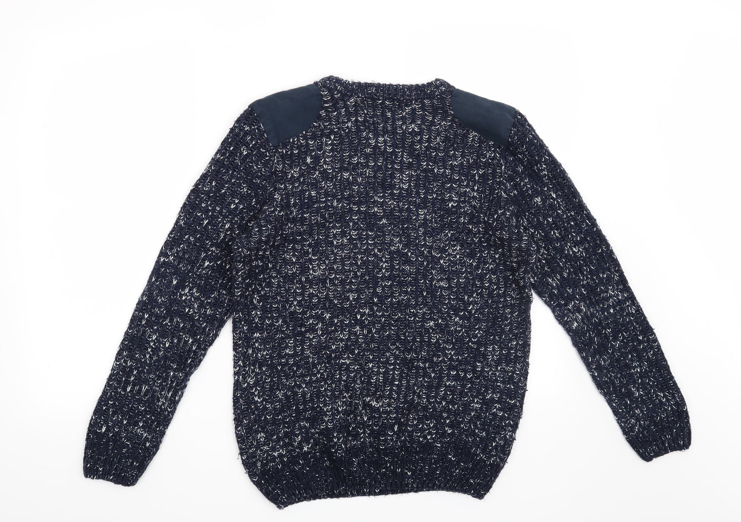 Easy Mens Blue   Pullover Jumper Size S