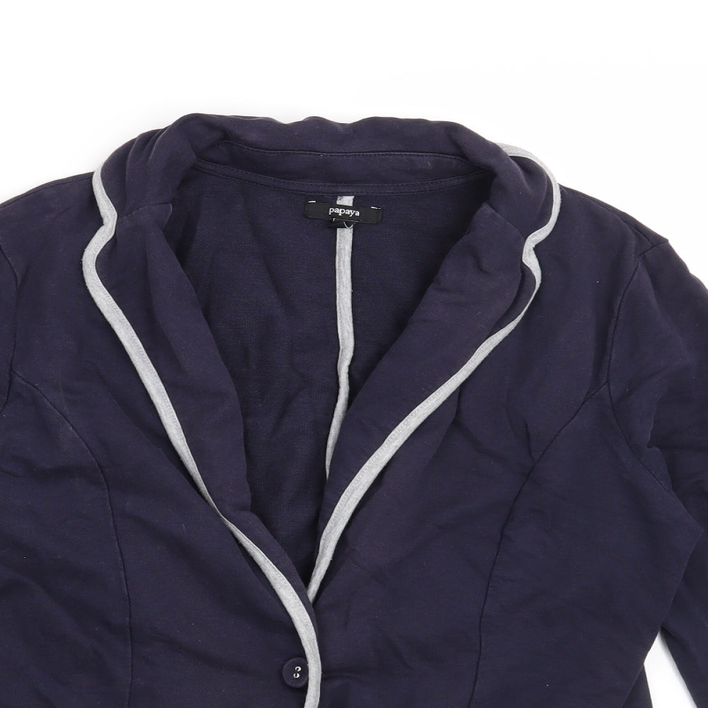 Womens UK Size 12 Papaya Blue Jacket