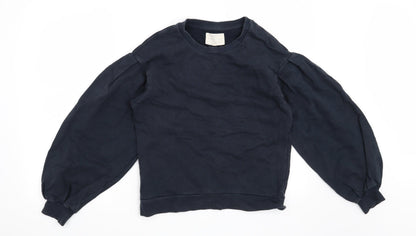 Womens UK Size S NEXT Blue Pullover Sweatshirt