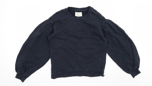 Womens UK Size S NEXT Blue Pullover Sweatshirt