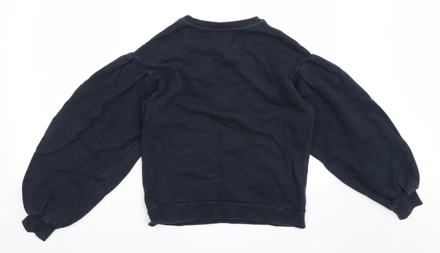 Womens UK Size S NEXT Blue Pullover Sweatshirt