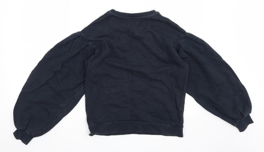 Womens UK Size S NEXT Blue Pullover Sweatshirt