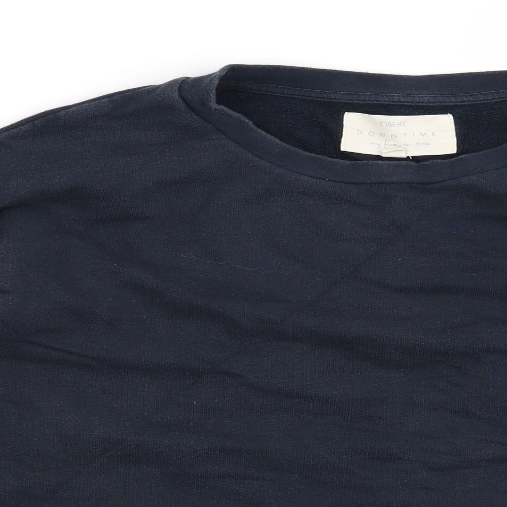 Womens UK Size S NEXT Blue Pullover Sweatshirt