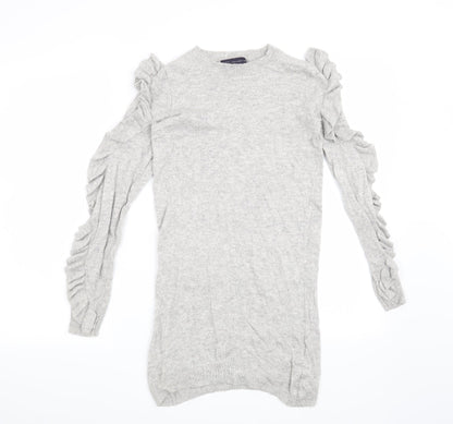 Marks & Spencer Womens Grey   Pullover Jumper Size 6