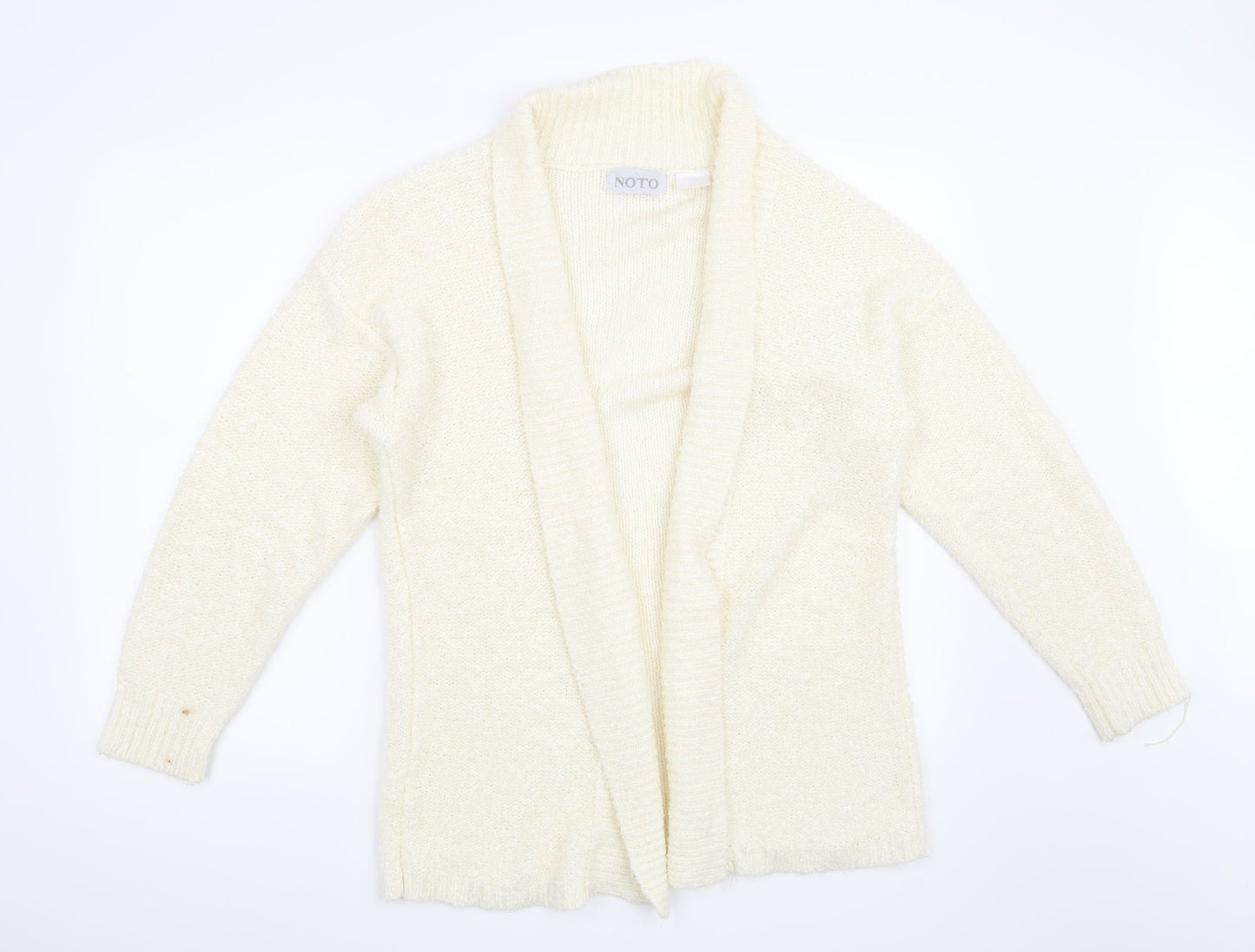 Noto Womens Beige   Cardigan Jumper Size M